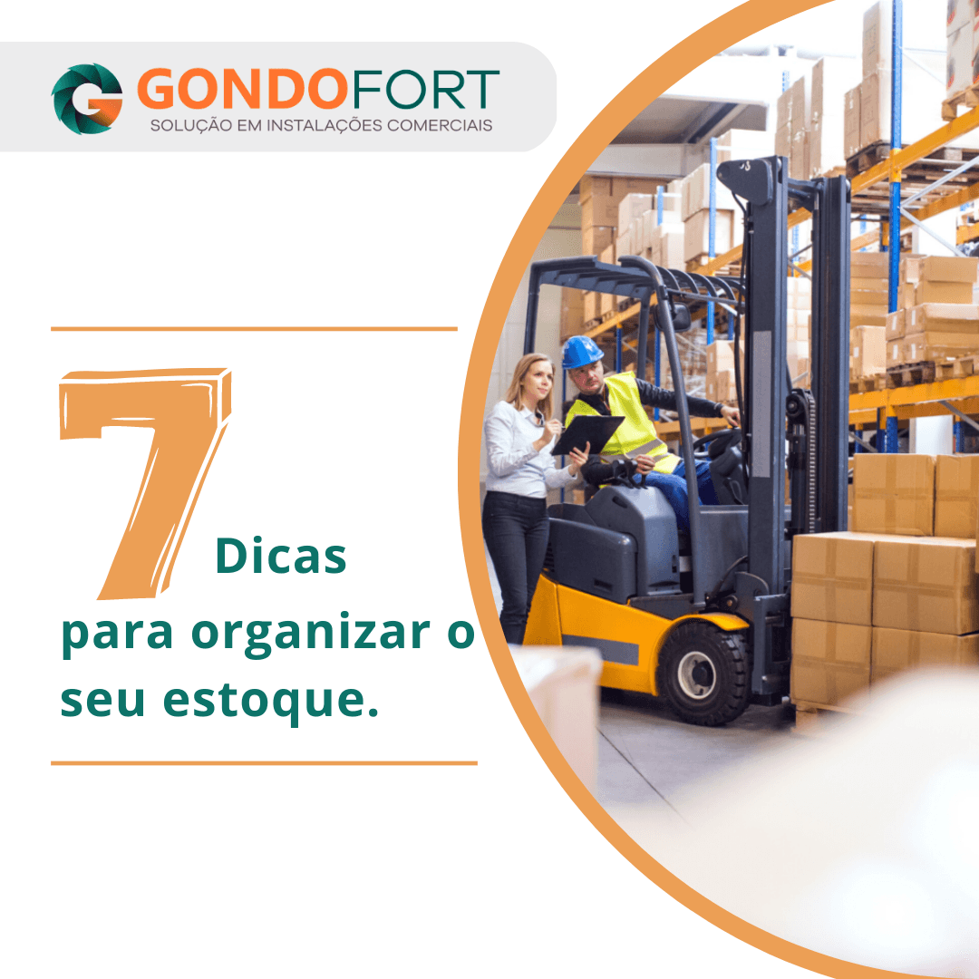 7 Dicas para organizar o seu estoque.