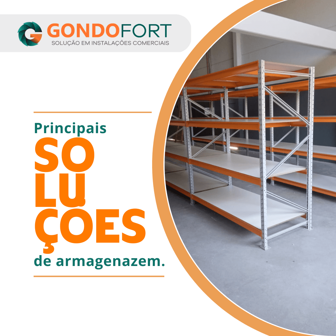 Principais Soluções de Armazenagem