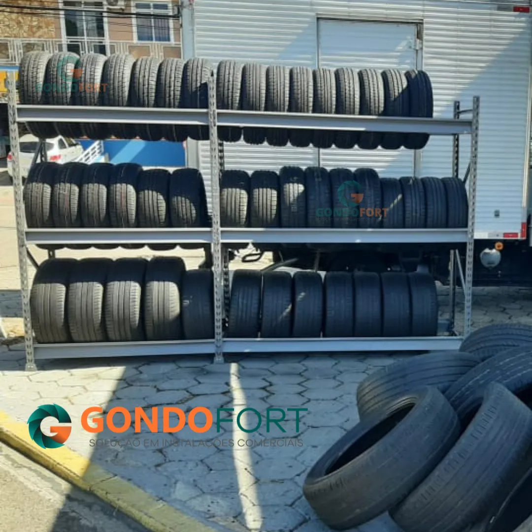 Mini Porta Pallet Slim em Borracharias — foto 1