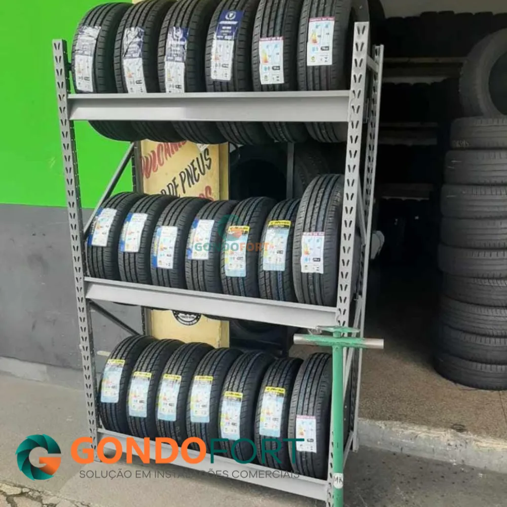 Mini Porta Pallet Slim em Borracharias — foto 4