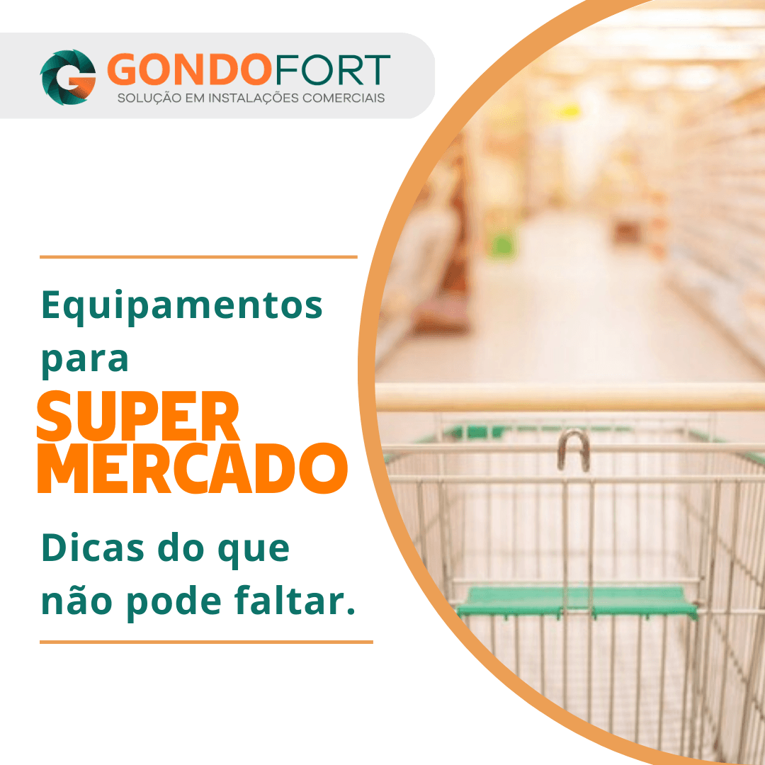 Equipamentos para Supermercado.