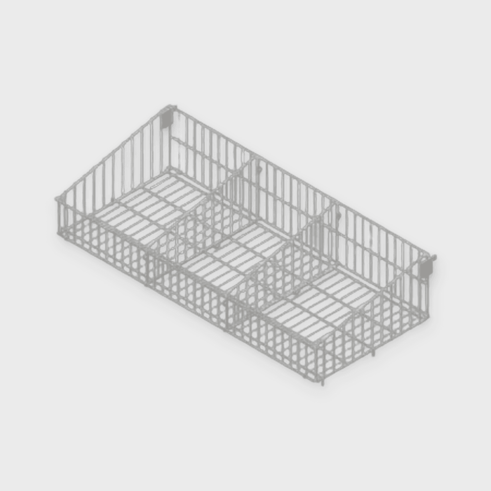 Cesto para Gôndola Dobrável 40cm